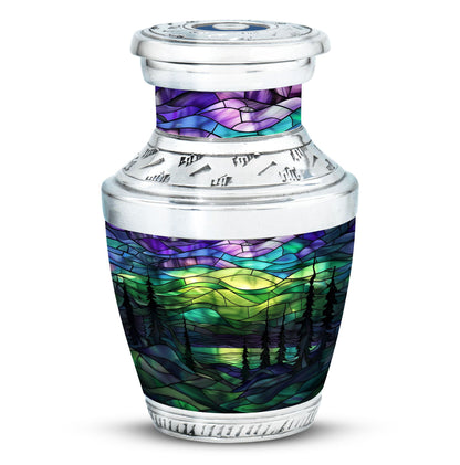 Personalized Galaxy Cremation Urn for Men & Women - 10-inch, 200 cu in - Yatskia