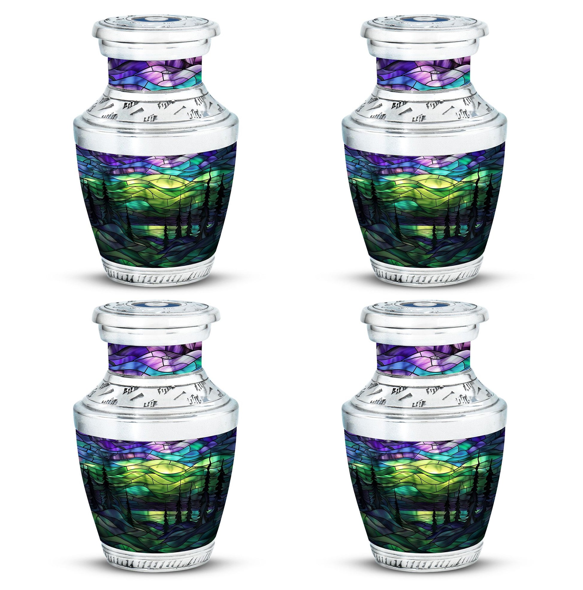 Northern Lights Urn For Human Ashes - Adult Urns For Men & Women