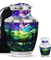 Northern Lights Urn For Human Ashes - Adult Urns For Men & Women