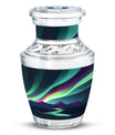 Northern Lights Funeral Urns - Large Decorative Urn For Male & Female