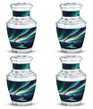 Northern Lights Funeral Urns - Large Decorative Urn For Male & Female