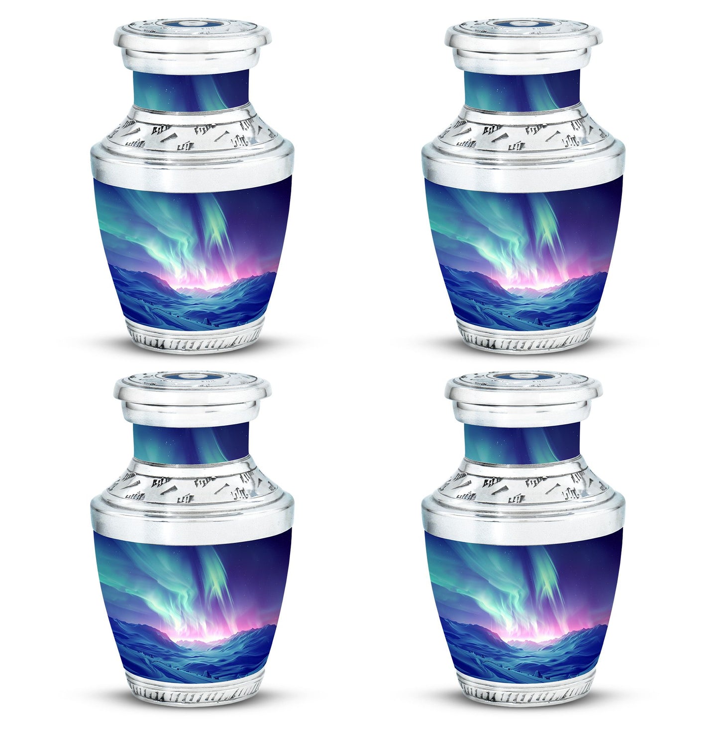 Personalized Galaxy Cremation Urn for Men & Women - 10-inch, 200 cu in - Yatskia