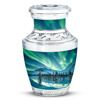 Personalized Galaxy Cremation Urn for Human Ashes - 10-inch, 200 cu in - Yatskia