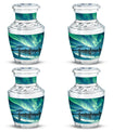 Northern Lights Large Urn For Ashes  - Cremation Urns For Man & Women