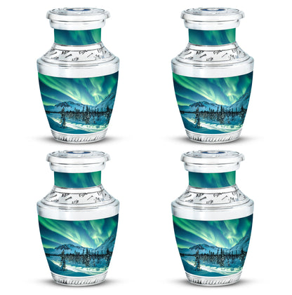 Personalized Galaxy Cremation Urn for Human Ashes - 10-inch, 200 cu in - Yatskia