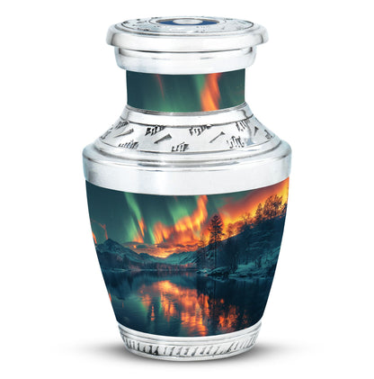Personalized Galaxy Keepsake Urn for Human Ashes - 3-inch, 3 cu in - Yatskia
