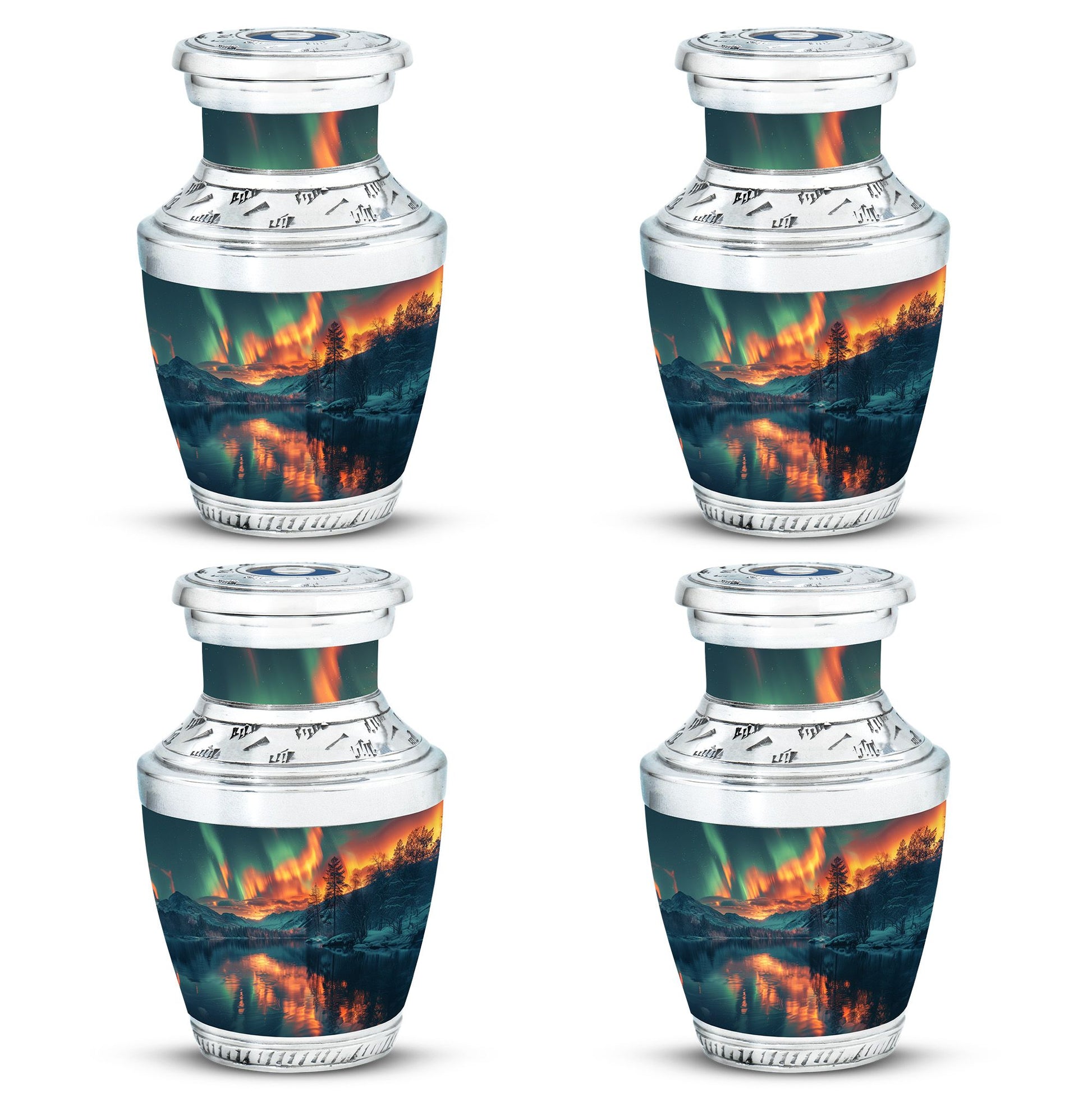 Northern Lights Cremation Keepsake Urns For Ashes - Cremation Urn Human