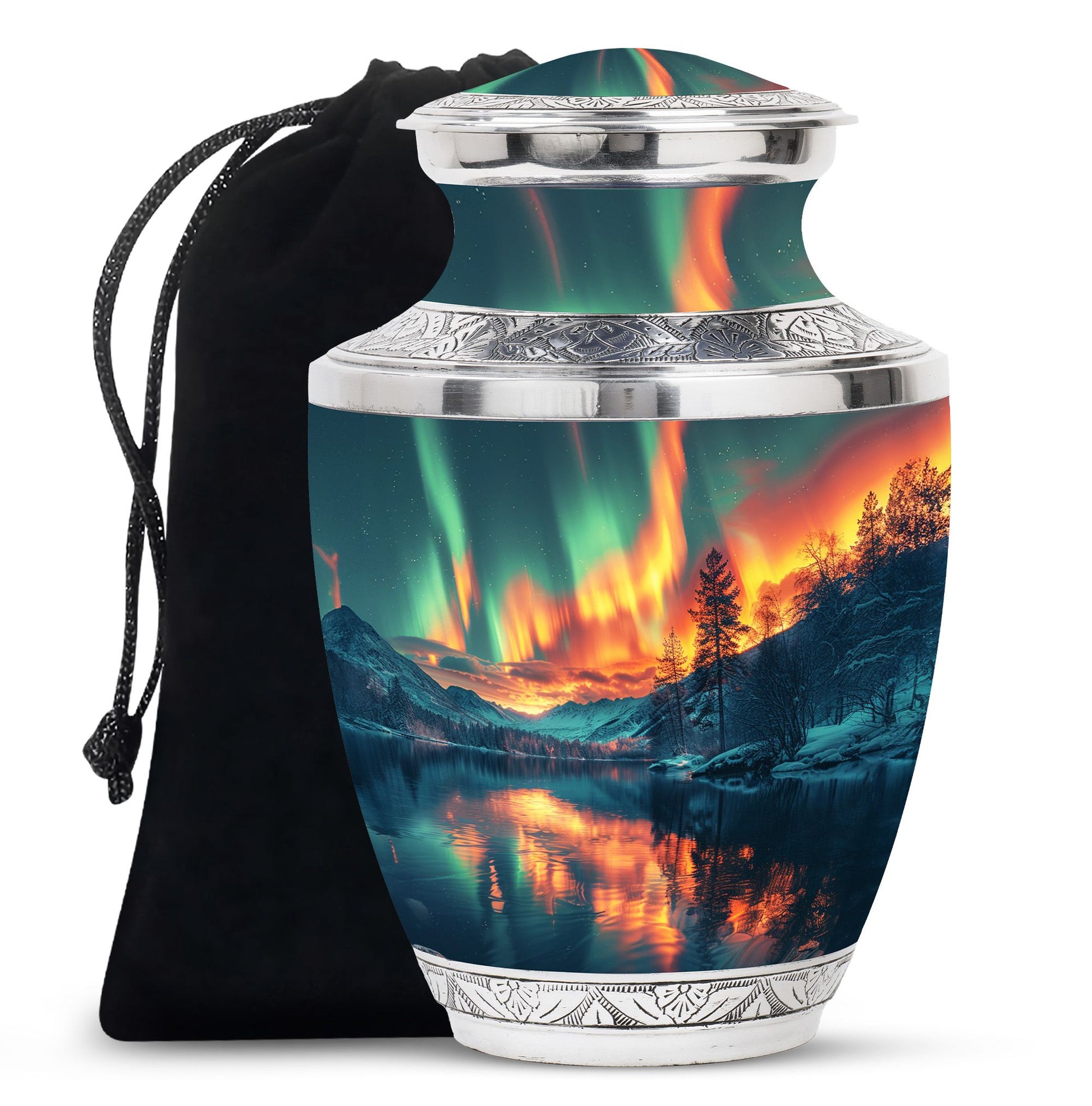 Northern Lights Cremation Keepsake Urns For Ashes - Cremation Urn Human