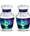 Northern Lights Cremation Urns For Human Ashes - Urn Keepsake Set