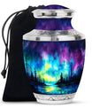 Northern Lights Cremation Urns For Human Ashes - Urn Keepsake Set