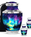 Northern Lights Cremation Urns For Human Ashes - Urn Keepsake Set