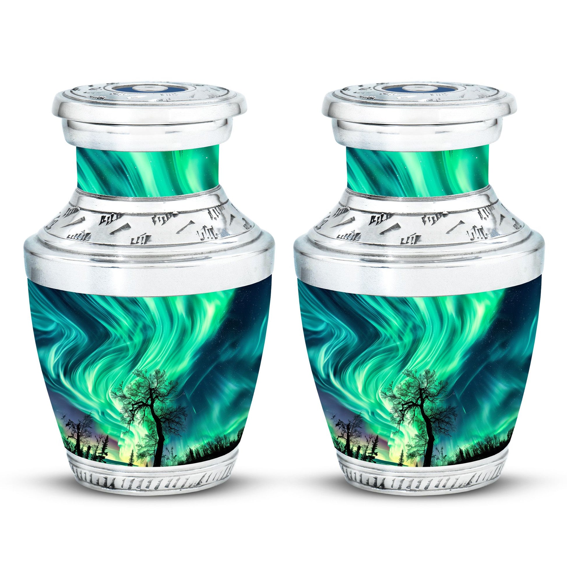 Northern Lights Cremation Urns For Human Ashes -  Human Ashes Keepsake