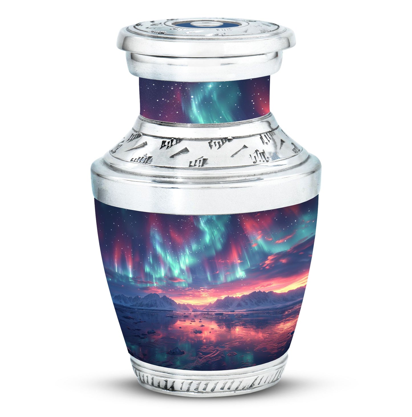 Personalized Galaxy Cremation Urn for Adult - 10-inch, 200 cu in - Yatskia