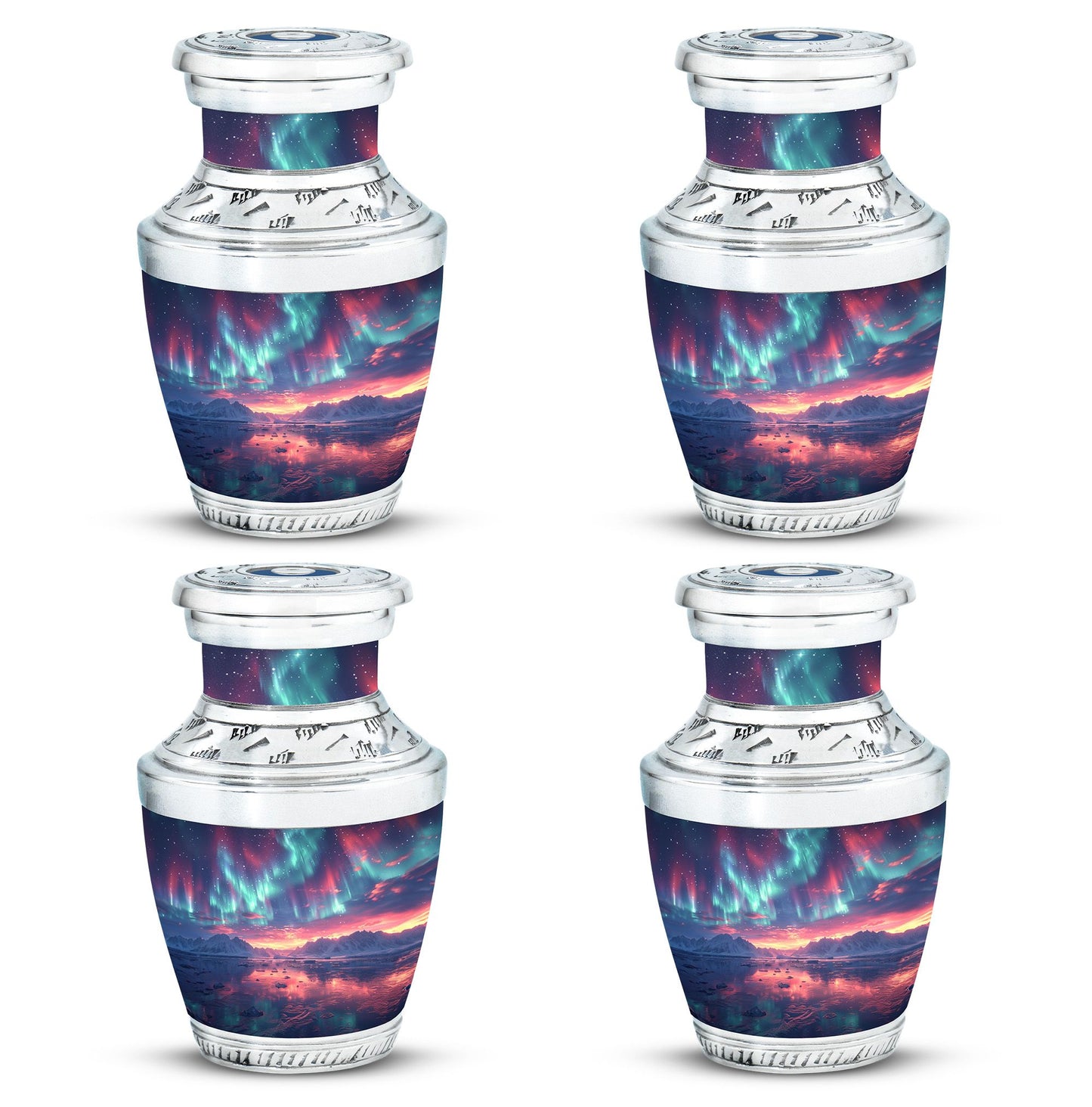 Personalized Galaxy Cremation Urn for Adult - 10-inch, 200 cu in - Yatskia
