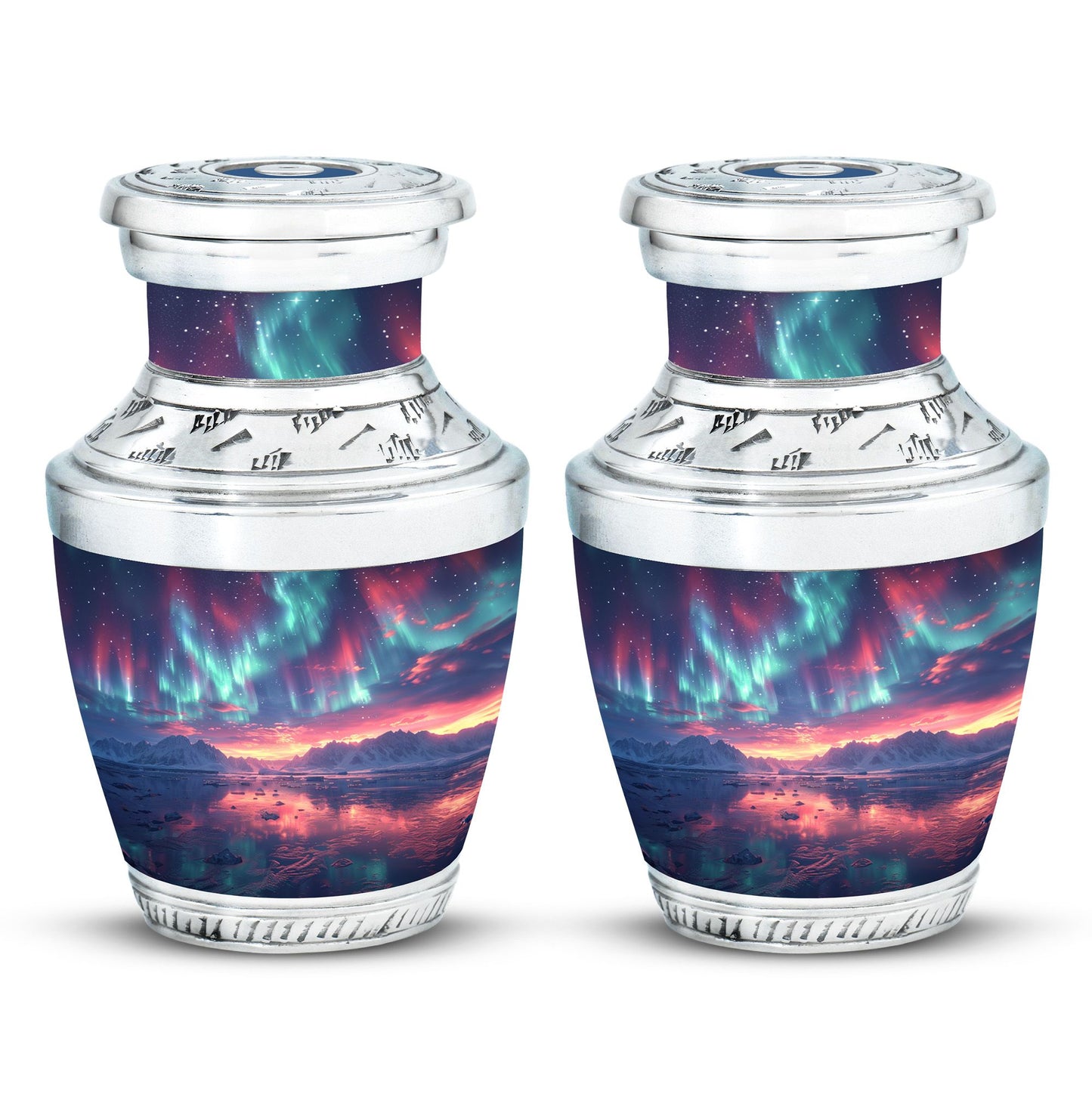 Personalized Galaxy Cremation Urn for Adult - 10-inch, 200 cu in - Yatskia