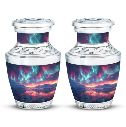 Personalized Galaxy Cremation Urn for Adult - 10-inch, 200 cu in - Yatskia