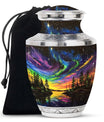 Northern Lights Urn For Human Ashes - Aurora Borealis Adult Large Urns