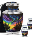 Northern Lights Urn For Human Ashes - Aurora Borealis Adult Large Urns