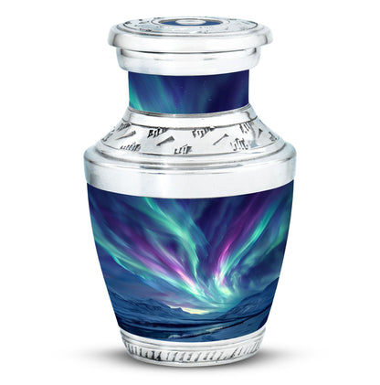 Personalized Galaxy Keepsake Urn for Human Ashes - 10-inch, 200 cu in - Yatskia
