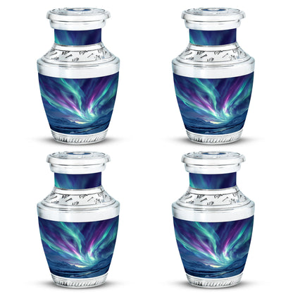Personalized Galaxy Keepsake Urn for Human Ashes - 10-inch, 200 cu in - Yatskia