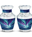 Northern Lights Urn For Ashes Adult Male Small - Funeral Urns For Ashes