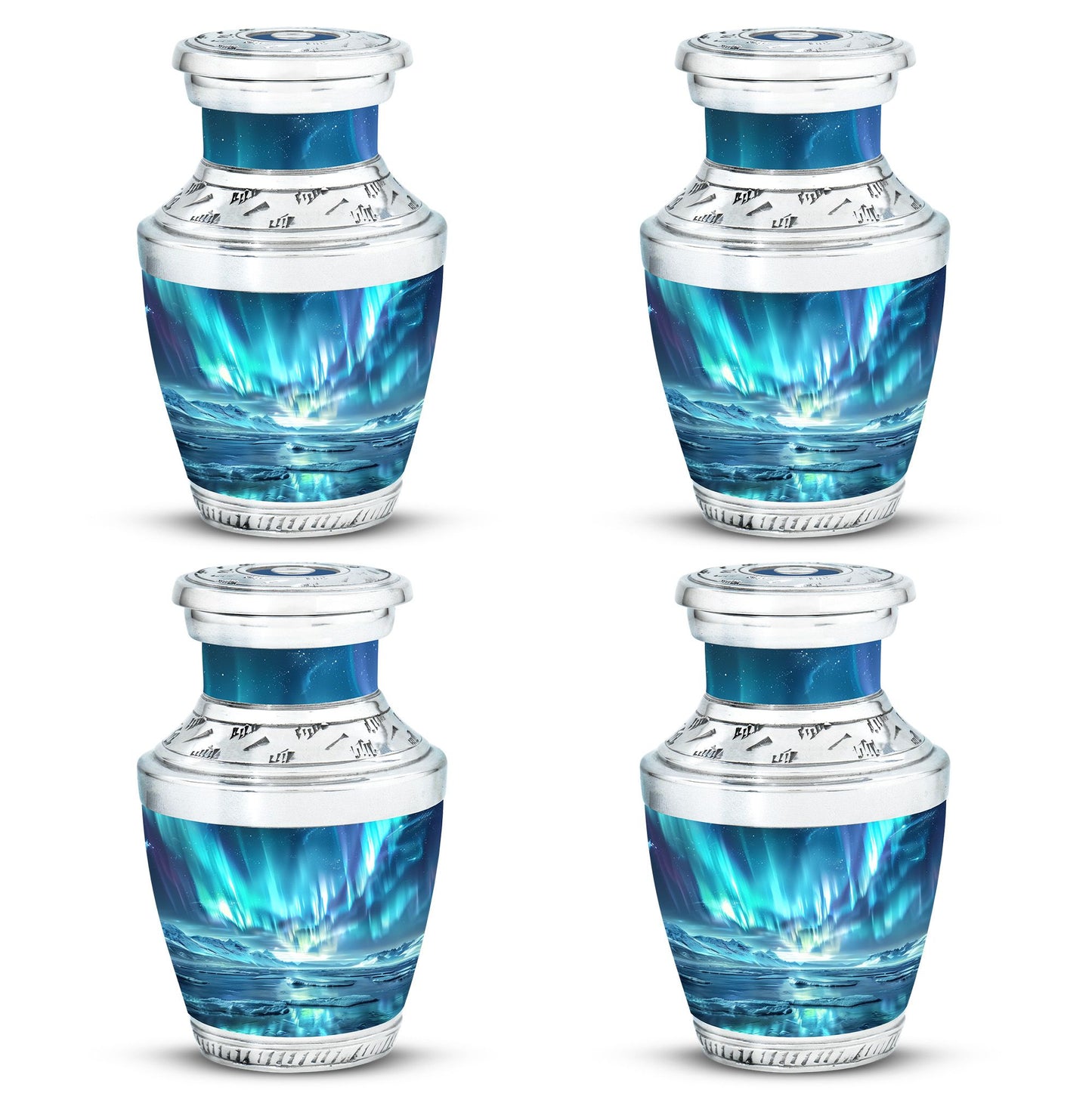 Personalized Galaxy Keepsake Urn for Human Ashes - 10-inch, 200 cu in - Yatskia
