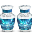 Northern Lights Mini Urns For Human Ashes Dad - Urns For Ashes Keepsake