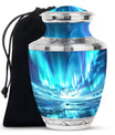 Northern Lights Mini Urns For Human Ashes Dad - Urns For Ashes Keepsake