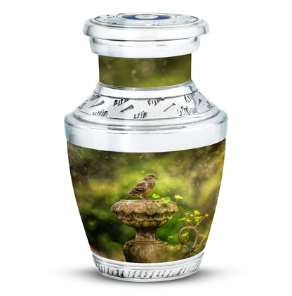 Personalized Bird Cremation Urn for Adult - 10-inch, 200 cu in - Yatskia