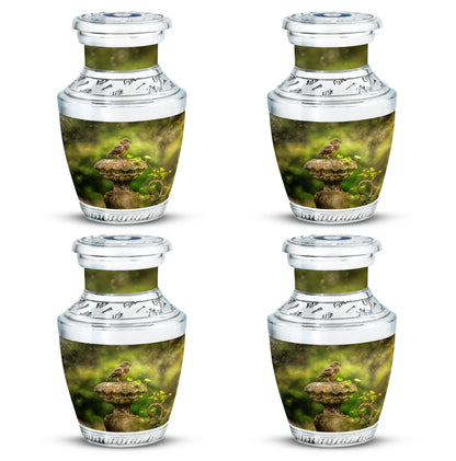 Personalized Bird Cremation Urn for Adult - 10-inch, 200 cu in - Yatskia