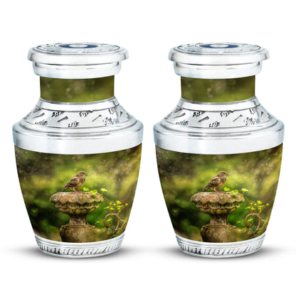 Personalized Bird Cremation Urn for Adult - 10-inch, 200 cu in - Yatskia