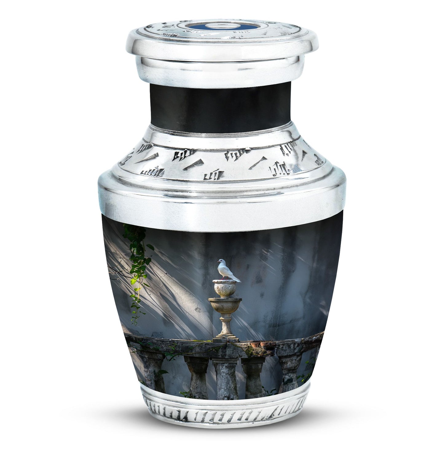 Personalized Bird Cremation Urn for Mom - 10-inch, 200 cu in - Yatskia