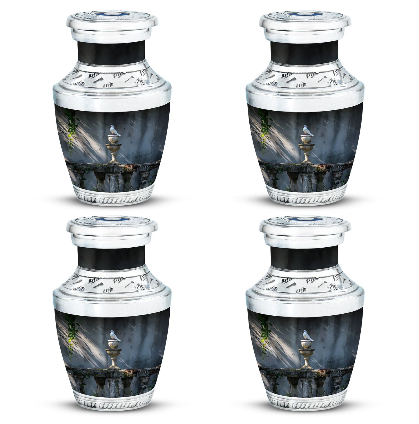 Personalized Bird Cremation Urn for Mom - 10-inch, 200 cu in - Yatskia