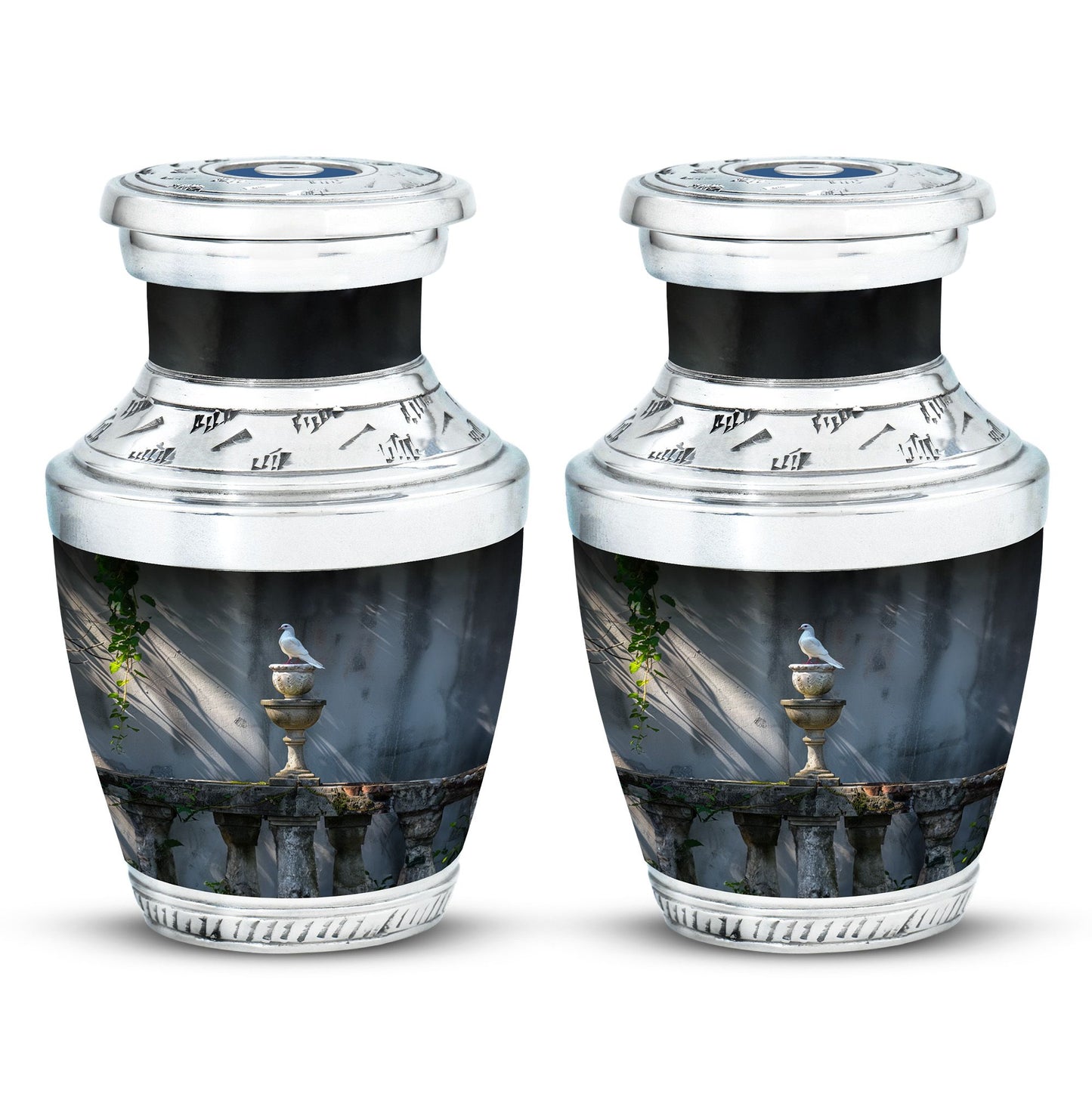 Personalized Bird Cremation Urn for Mom - 10-inch, 200 cu in - Yatskia