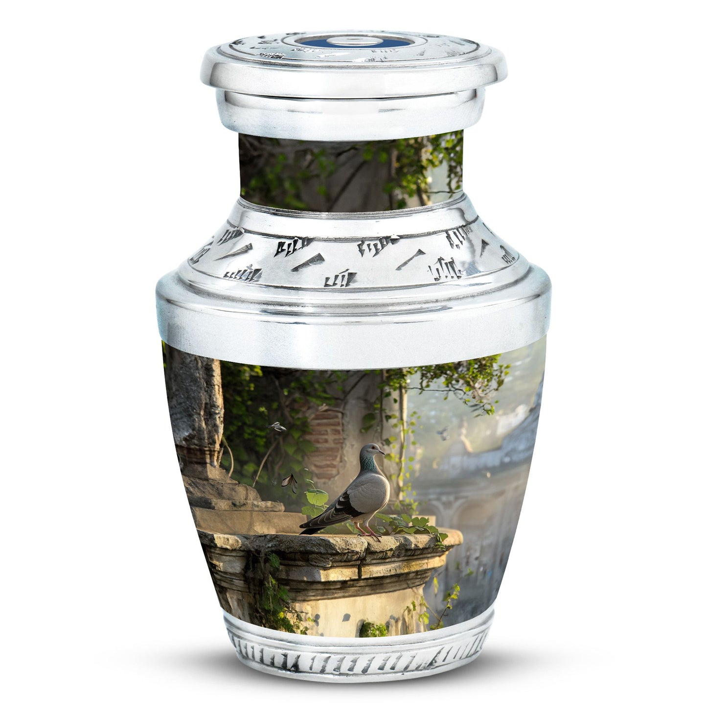 Personalized Bird Cremation Urn for Human Ashes - 10-inch, 200 cu in - Yatskia