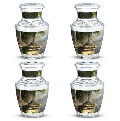 Personalized Bird Cremation Urn for Human Ashes - 10-inch, 200 cu in - Yatskia