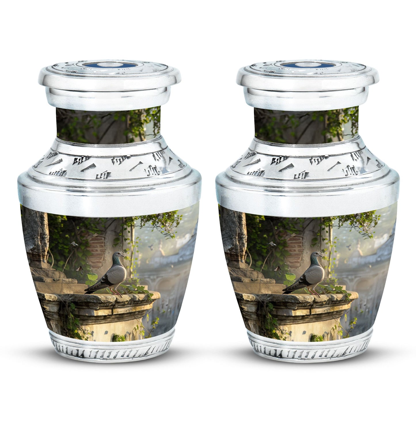 Personalized Bird Cremation Urn for Human Ashes - 10-inch, 200 cu in - Yatskia