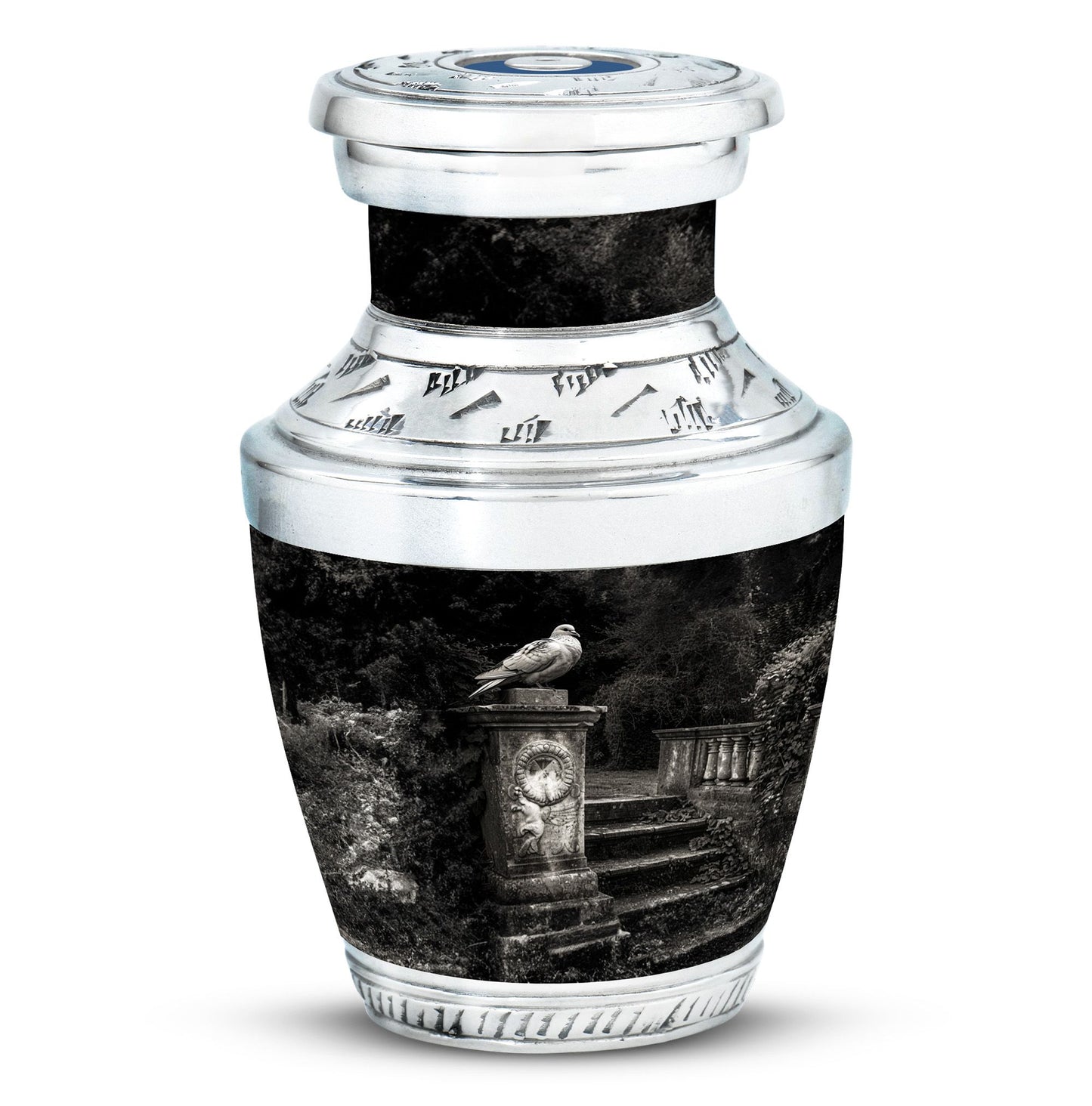 Personalized Dove Cremation Urn for Mom - 10-inch, 200 cu in - Yatskia