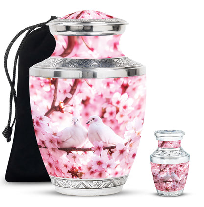 Personalized Bird Cremation Urn for Men - 10-inch, 200 cu in - Yatskia