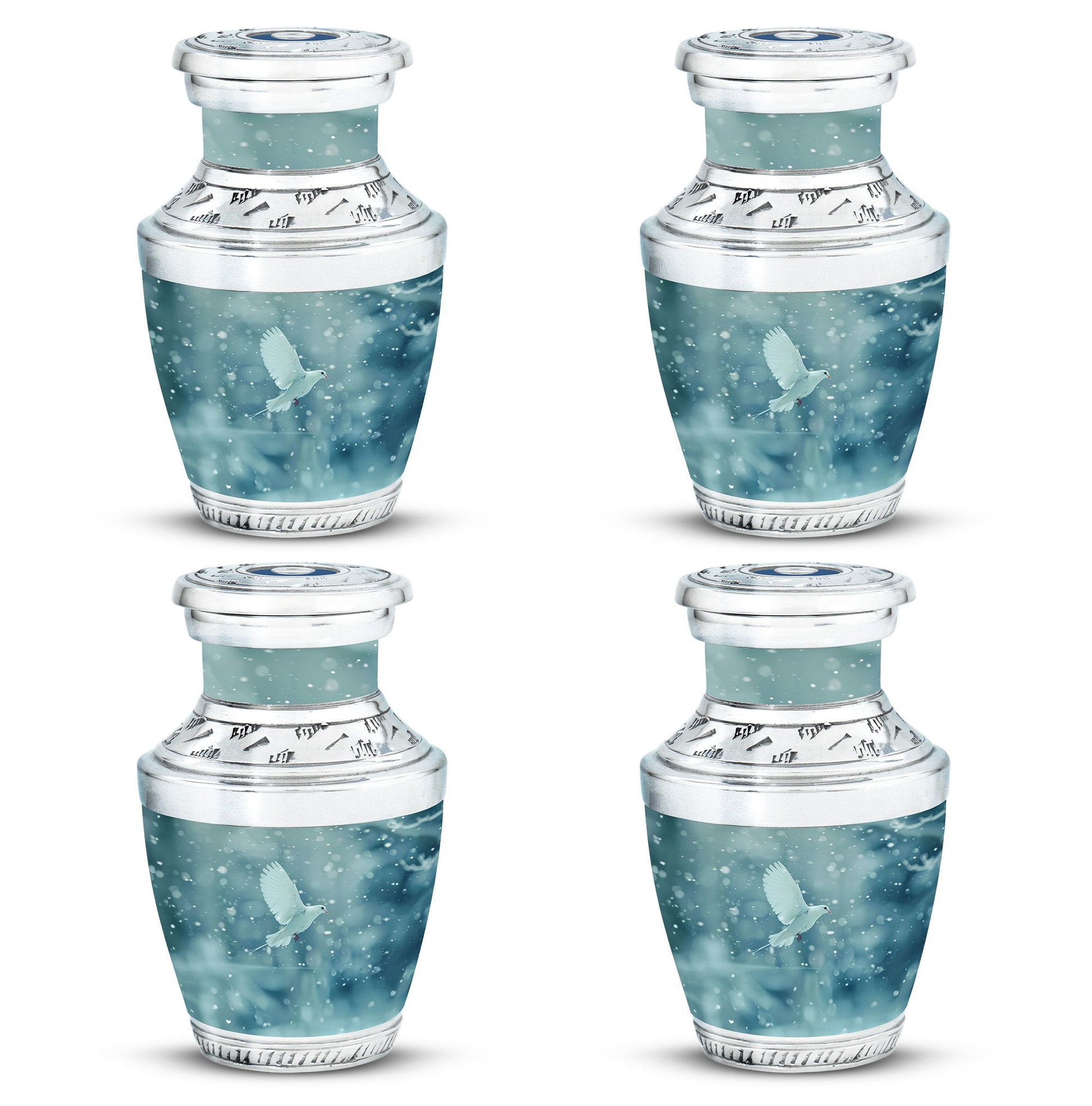 White Dove Burial Urn - Large Urns For Couple