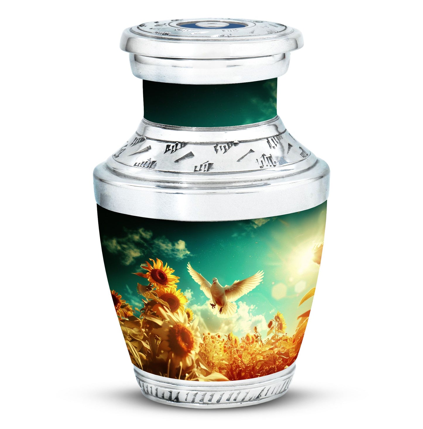 Personalized Bird Cremation Urn for Mother - 10-inch, 200 cu in - Yatskia