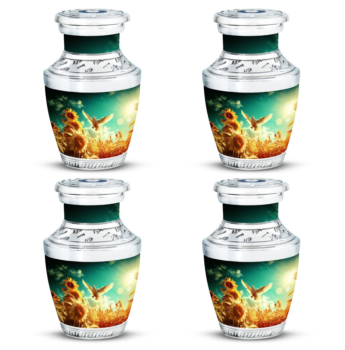 Personalized Bird Cremation Urn for Mother - 10-inch, 200 cu in - Yatskia