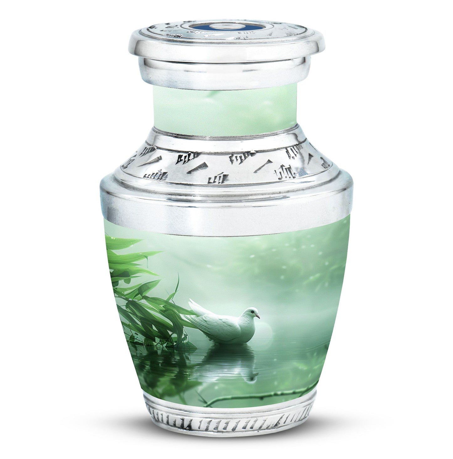 Personalized Bird Memorial Urn for Human Ashes - 10-inch, 200 cu in - Yatskia
