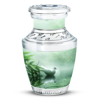 Personalized Bird Memorial Urn for Human Ashes - 10-inch, 200 cu in - Yatskia