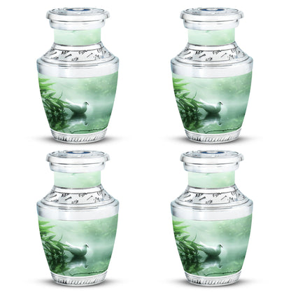 Personalized Bird Memorial Urn for Human Ashes - 10-inch, 200 cu in - Yatskia