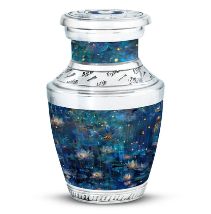 Personalized Dragonfly Memorial Urn for Adult - 10-inch, 200 cu in - Yatskia