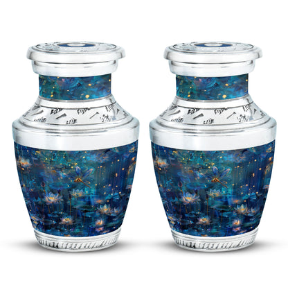 Personalized Dragonfly Memorial Urn for Adult - 10-inch, 200 cu in - Yatskia