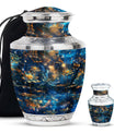Dragonfly Lotus Cremation Urns For Ashes - Burial Urns For Women
