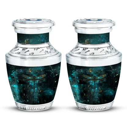 Personalized Dragonfly Cremation Urn for Human Ashes - 10-inch, 200 cu in - Yatskia