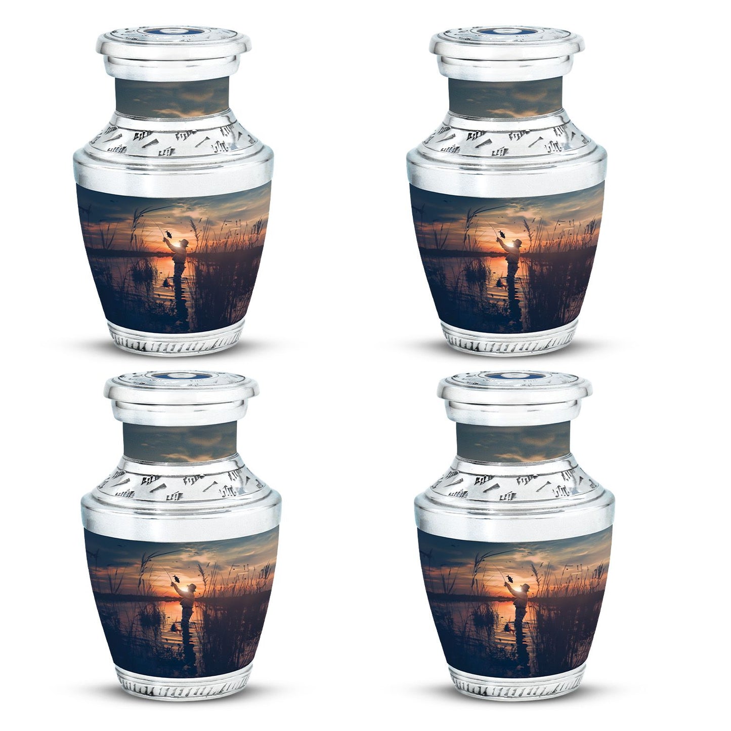 Personalized Fish Cremation Urn for Pet Ashes - 10-inch, 200 cu in - Yatskia